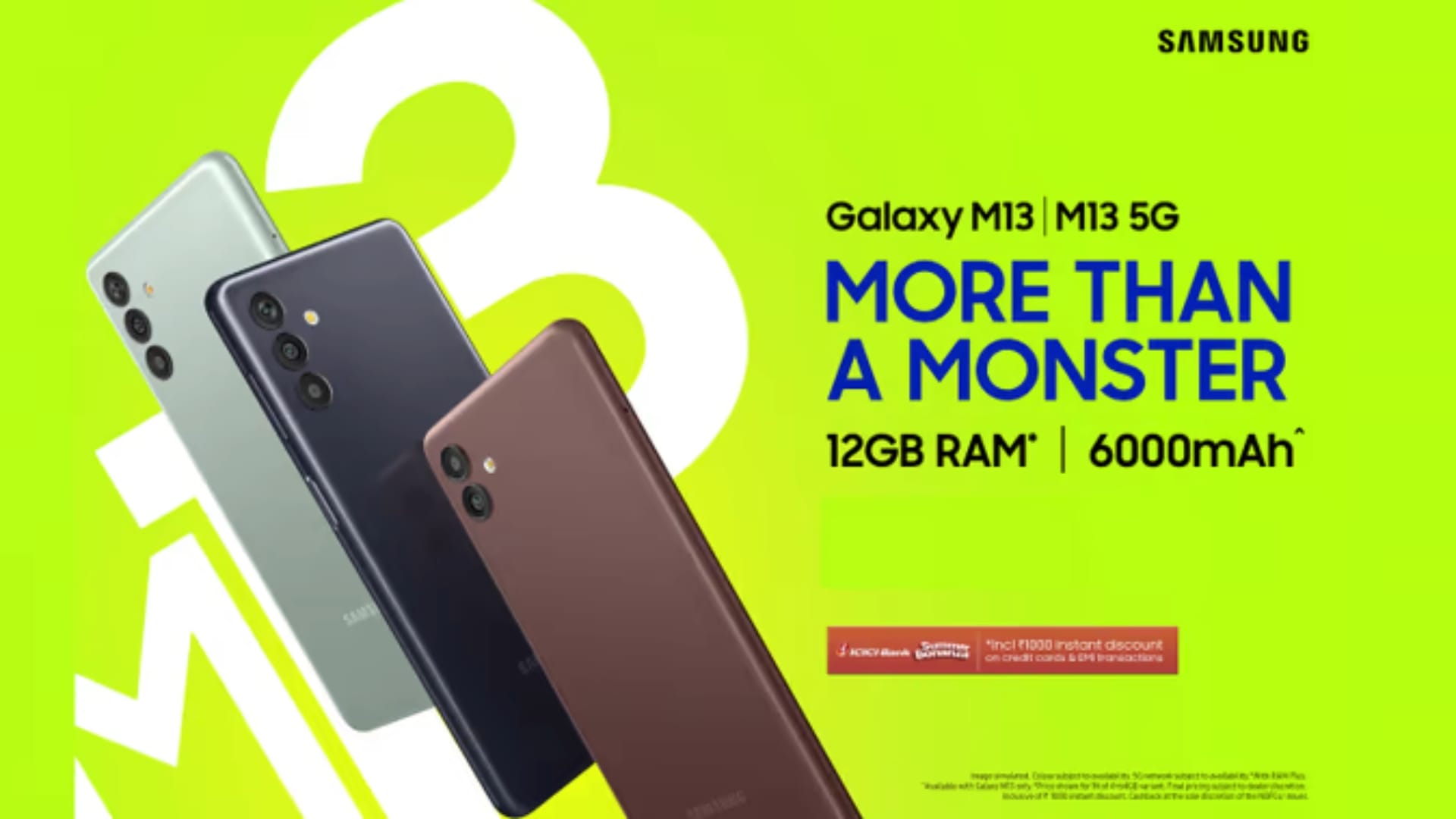 Samsung Galaxy M13 vs Realme C35
