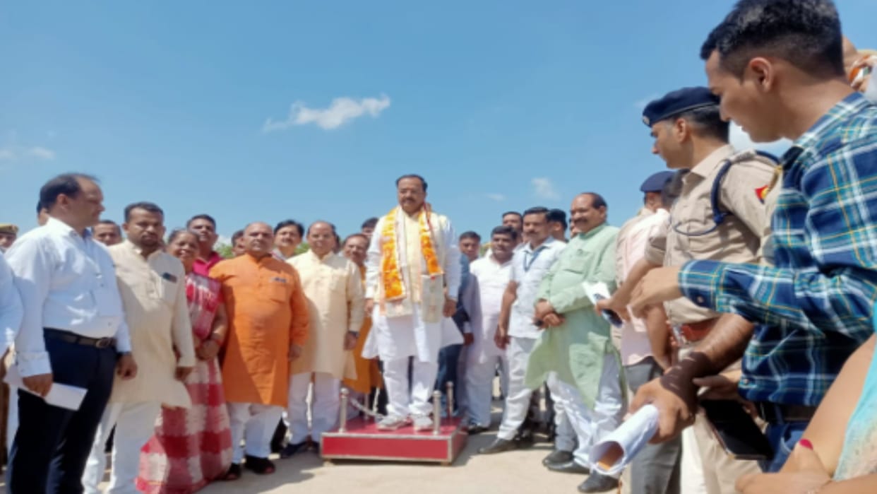 Deputy CM Keshav Prasad Maurya reached Muzaffarnagar today