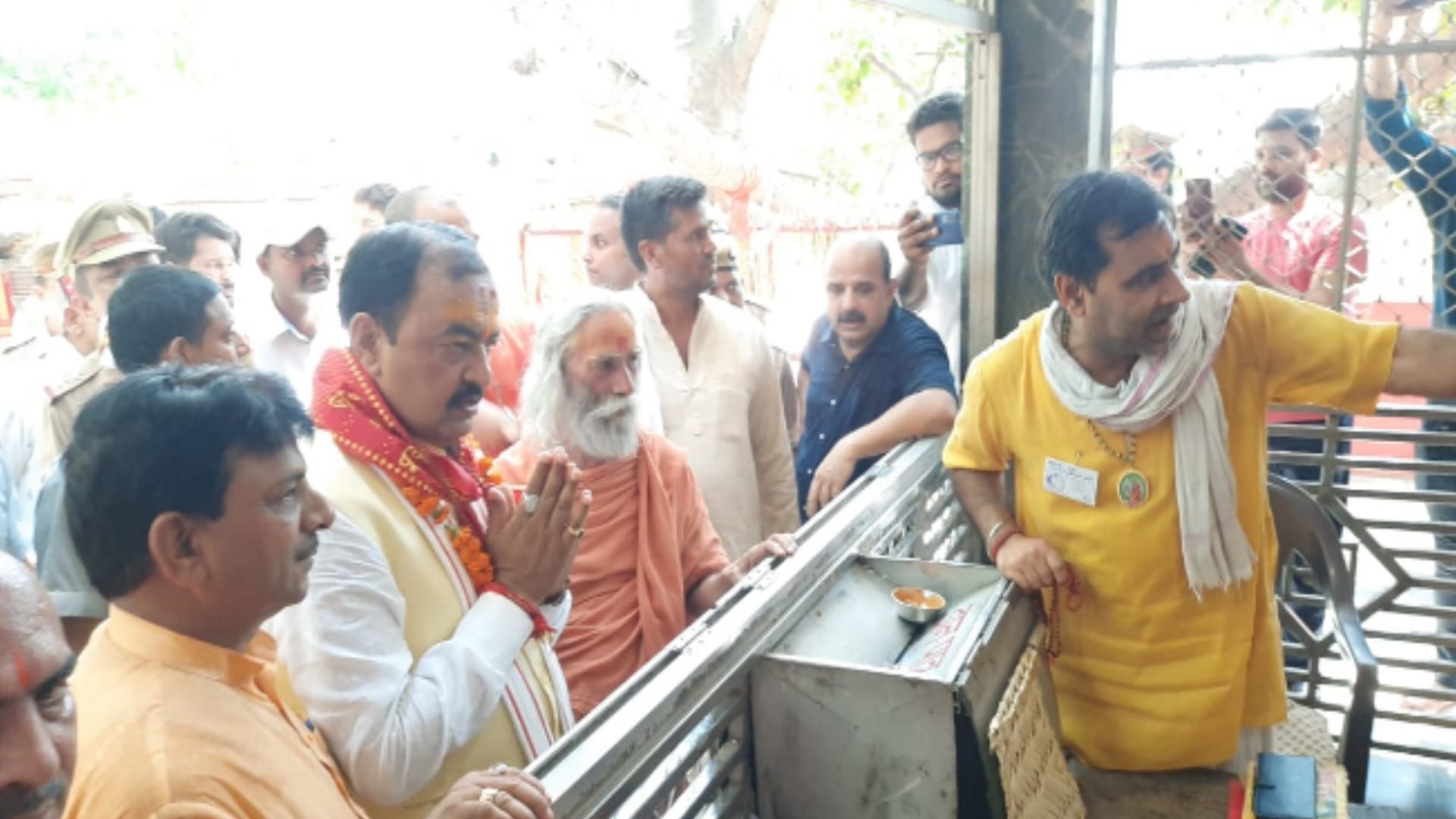 Deputy Chief Minister Keshav Prasad Maurya became emotional during Shuktirth tour see photos