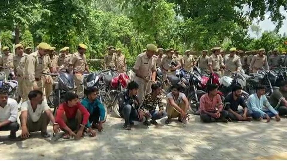 Police arrested 30 vehicle thieves in Mainpuri