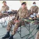 Pakistan Army chief Bajwa with ISI chief Lt Gen Nadeem Anjum