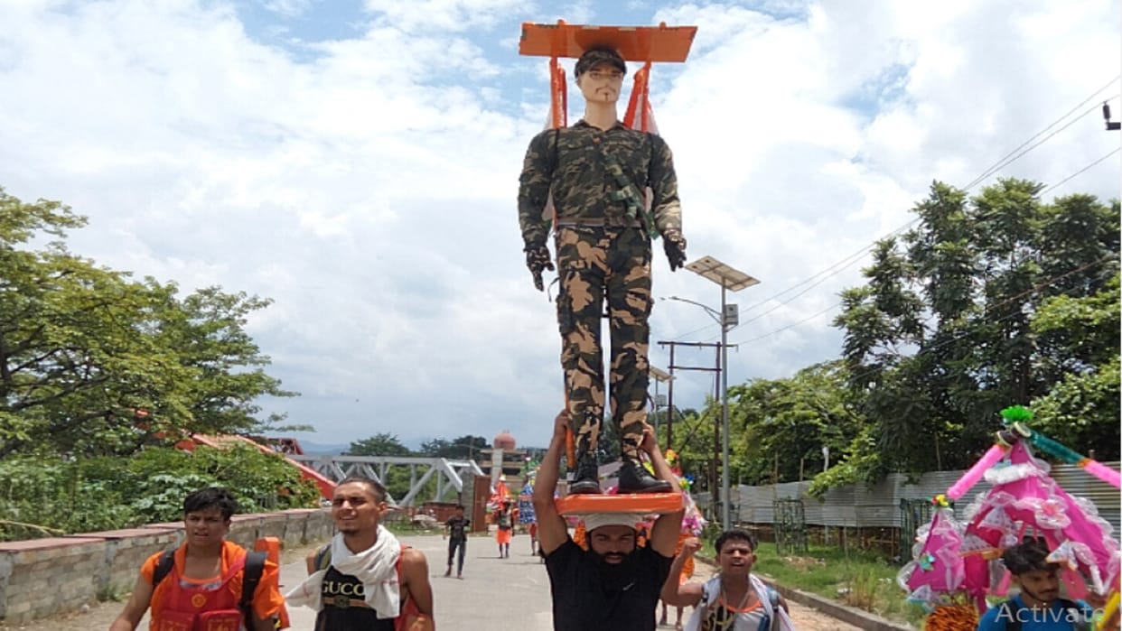 Kanwar Yatra: Everyone saluted Monu's passion and devotion
