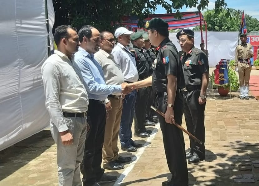 Brigadier RP Singh inspected NCC office