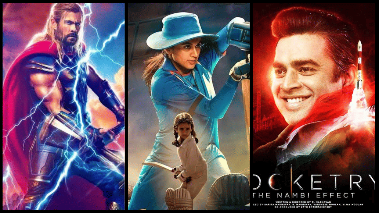 Box office Collection: Top Gun Maverick, Rocketry the Nambi Effect, Thor love and thunder, hit the first case and SHABAASH MITHU first day prediction
