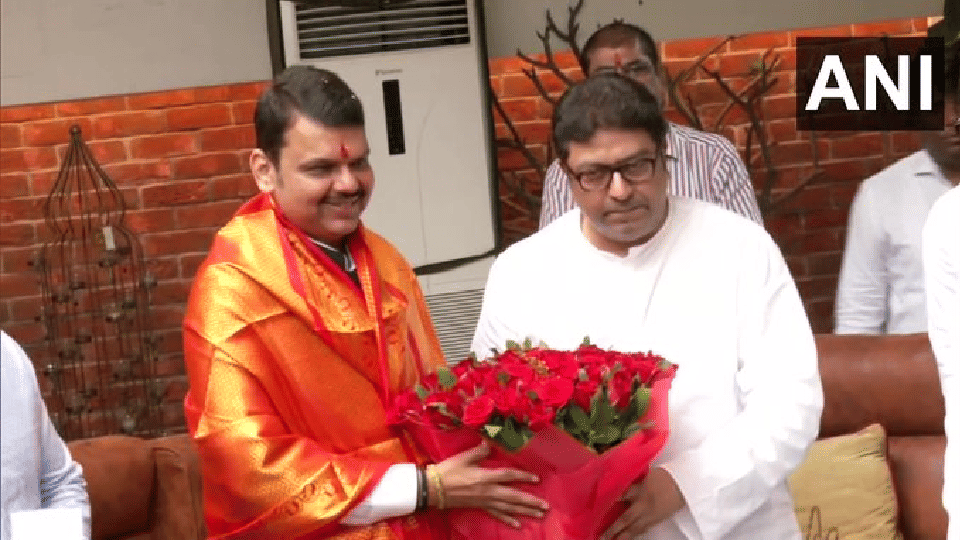 Maharashtra Deputy CM Devendra Fadnavis meets MNS chief Raj Thackeray
