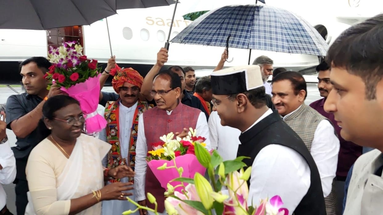 President Election: NDA's presidential candidate Draupadi Murmu in Bhopal today