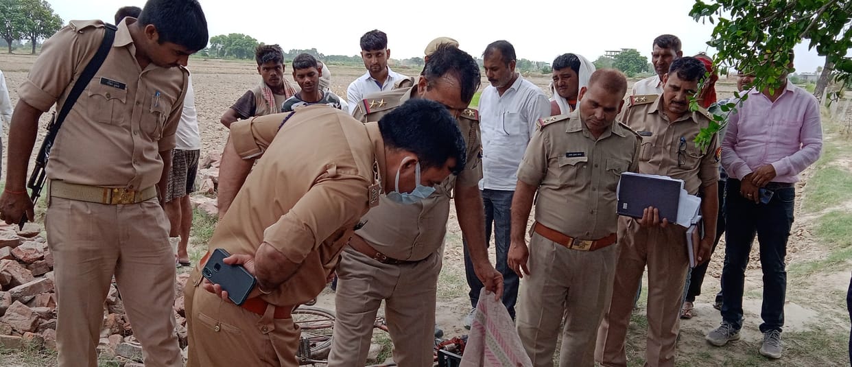 Auraiya, Farmer's body found lying in the plot, fear of murder