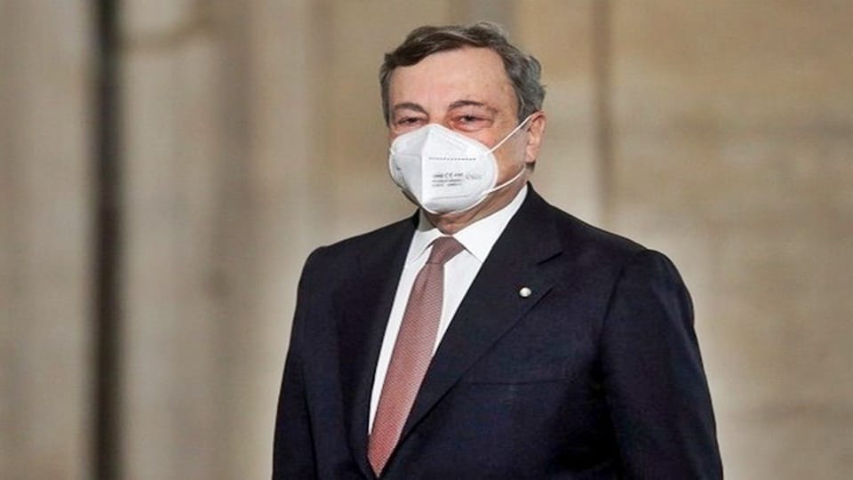 Italy Prime Minister Mario Draghi announces resignation