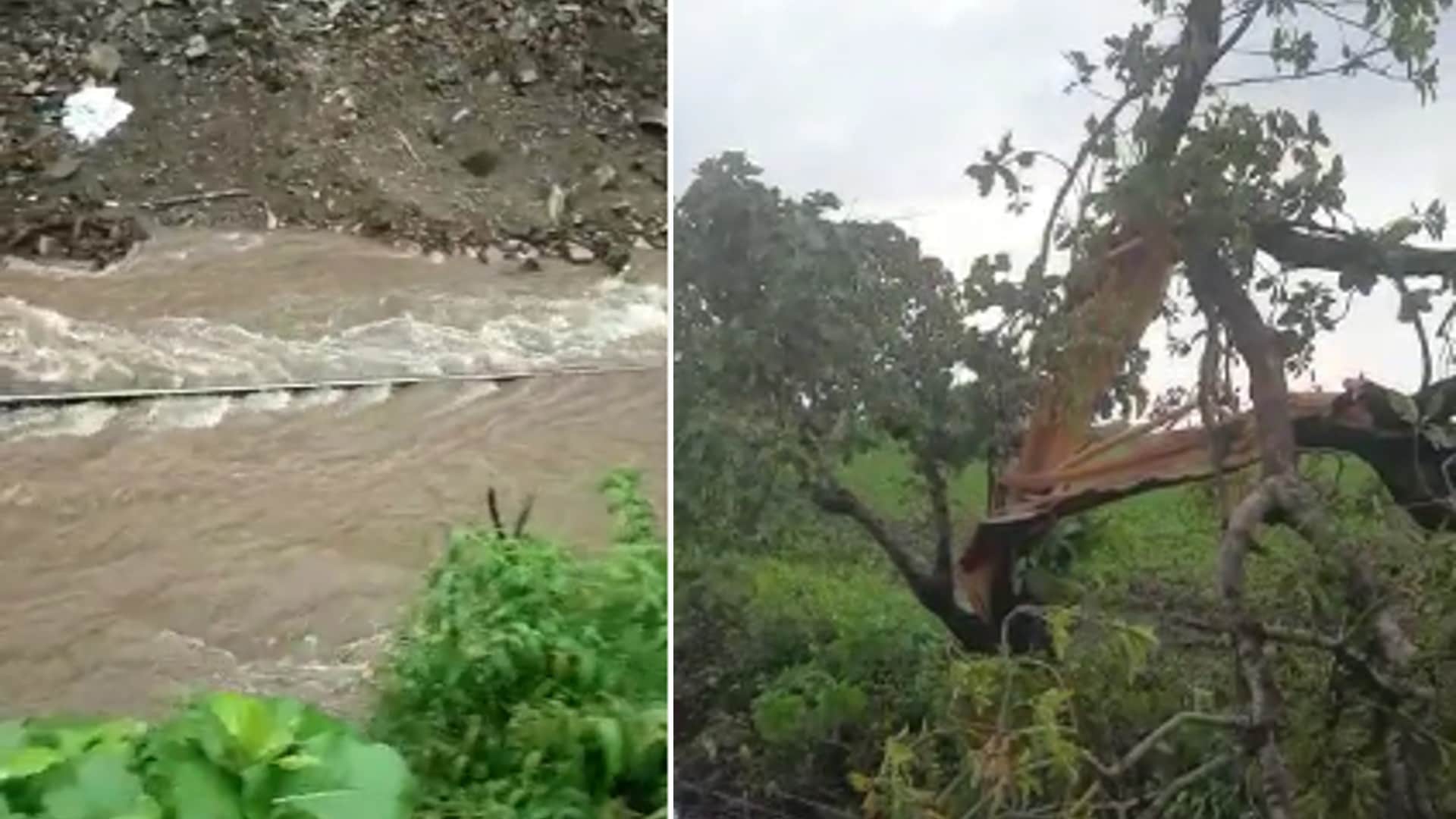 Rivers in spate due to heavy rains in Madhya Pradesh, water filled from road to railway track, mp weather update in hindi