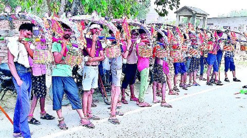 Kanwar yatra 2022 mela start in Soronji Kasganj