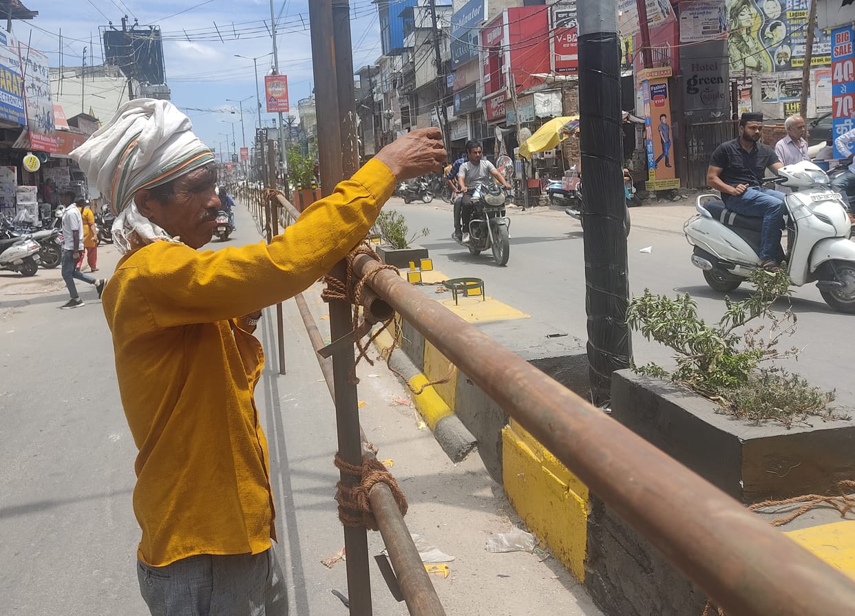 Barricading in the city and route divert on the highway