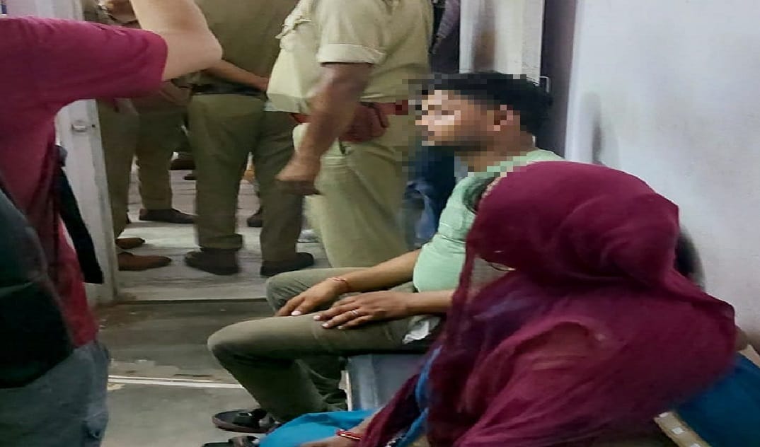 Health department and police raided a diagnostic center in Agra s Etmaddaula and caught two people
