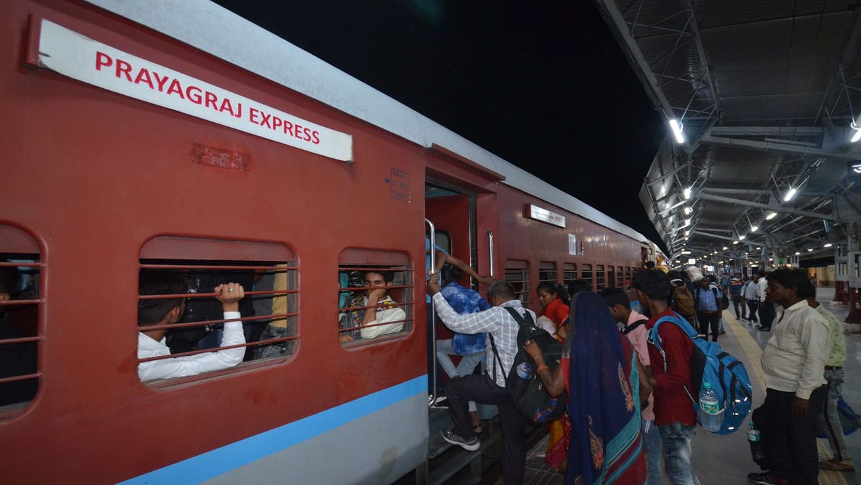Prayagraj Express number one train of the zone in NCR Railway