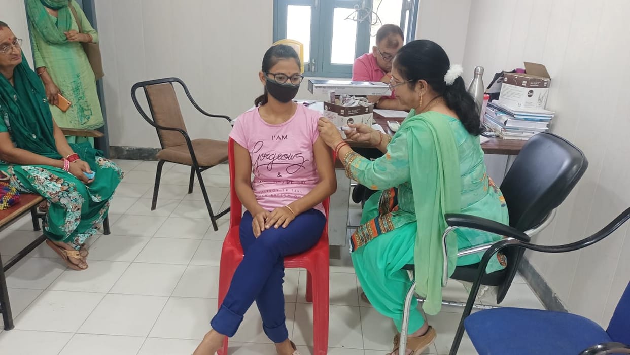 Fewer number of people arrived on the first day for booster dose