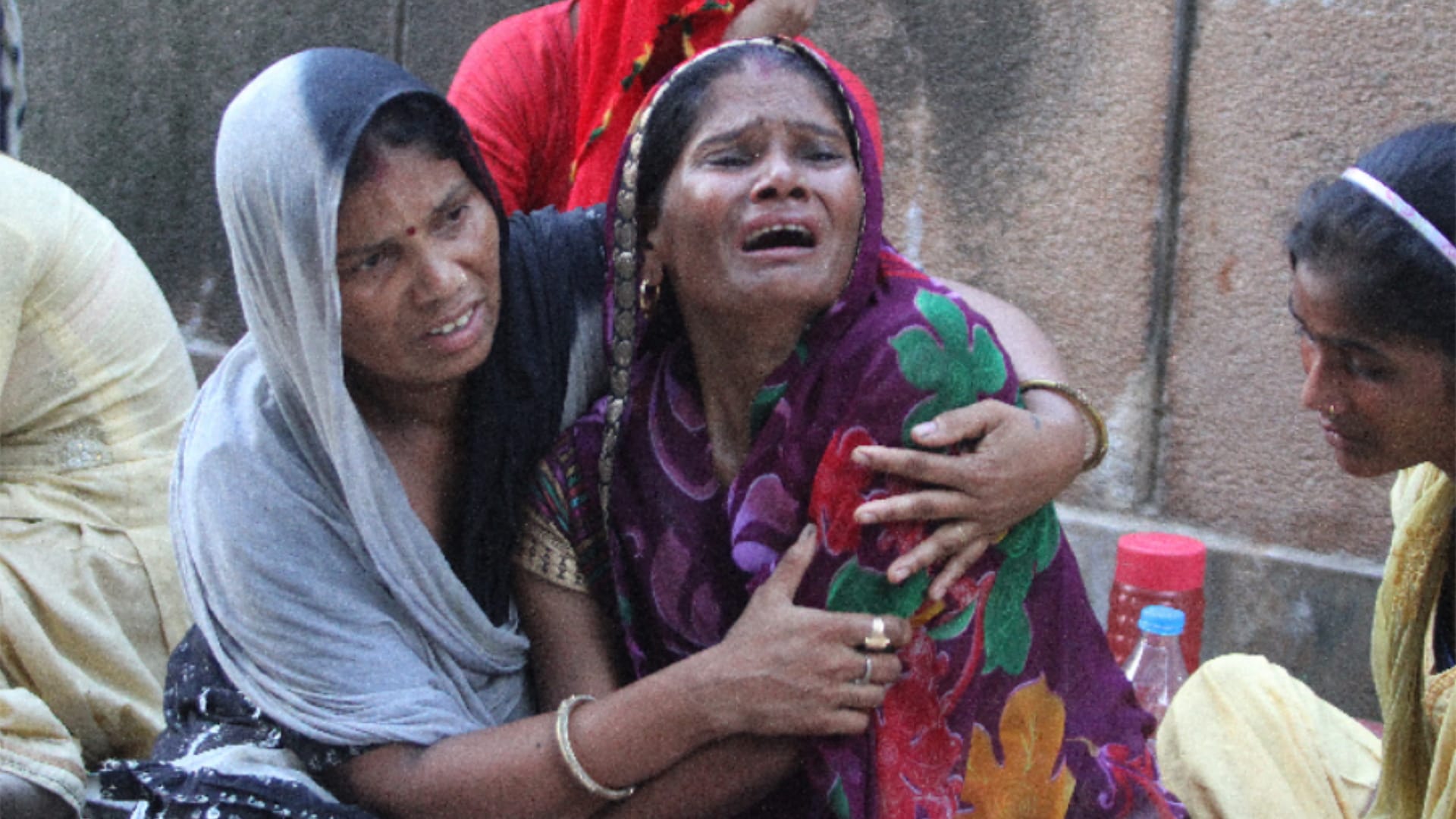 Under construction Warehouse wall collapses In alipur of delhi Many laborers died after being buried in rubble