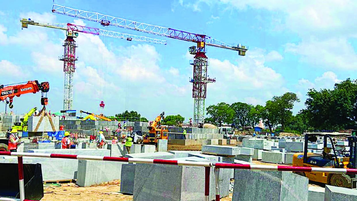 70 percent work of garbhgrah of ram temple completed in Ayodhya.