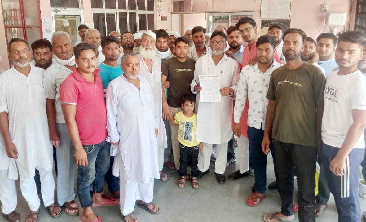 Anger among villagers when drain construction stopped