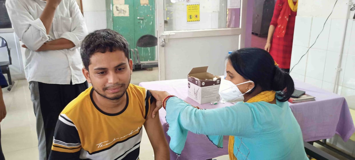 Auraiya, Enthusiasm among people to get booster dose