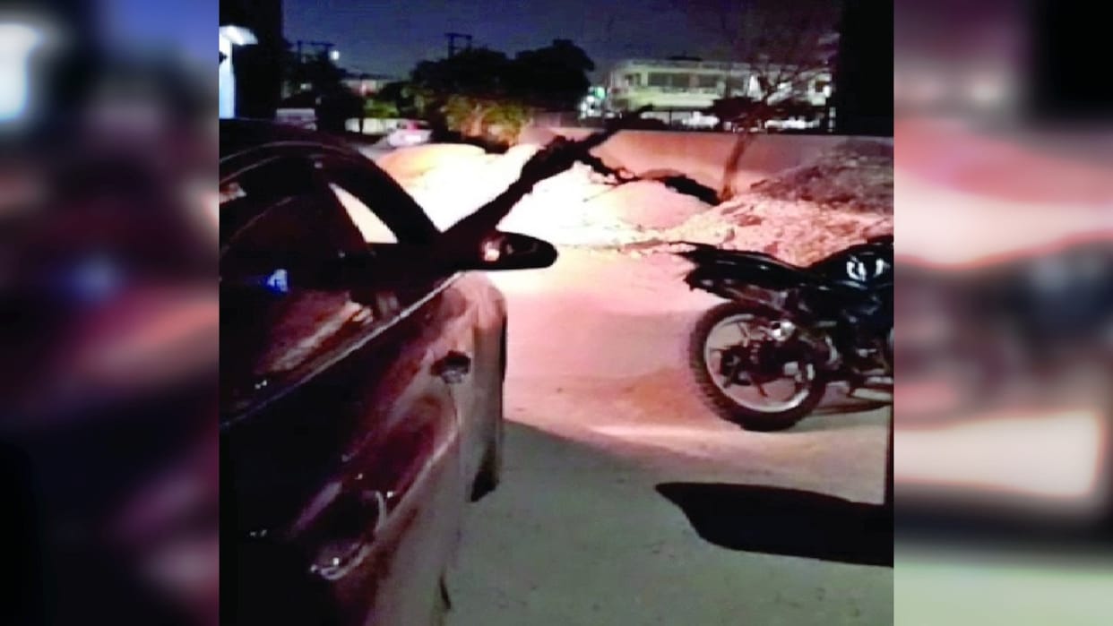 A car driver opened fire in Noida Sector 122 narrowly escaped people in firing