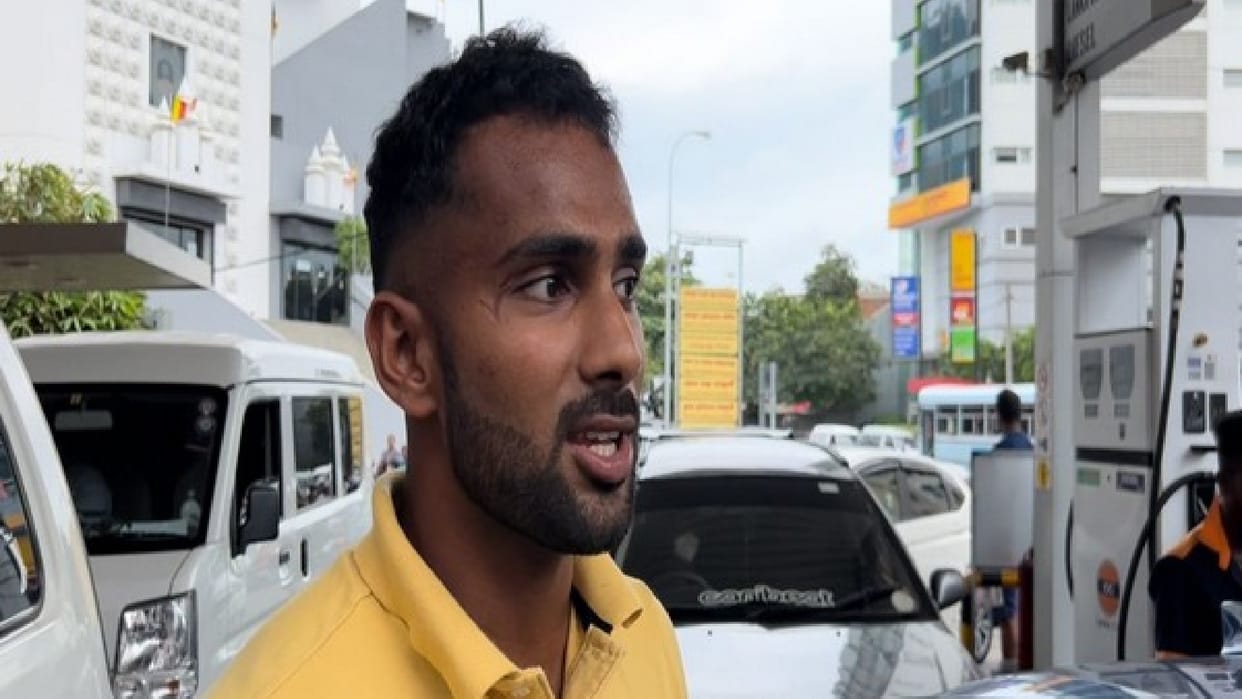 SL Cricketer Chamika karunaratne says cannot even go for practice due to fuel crisis