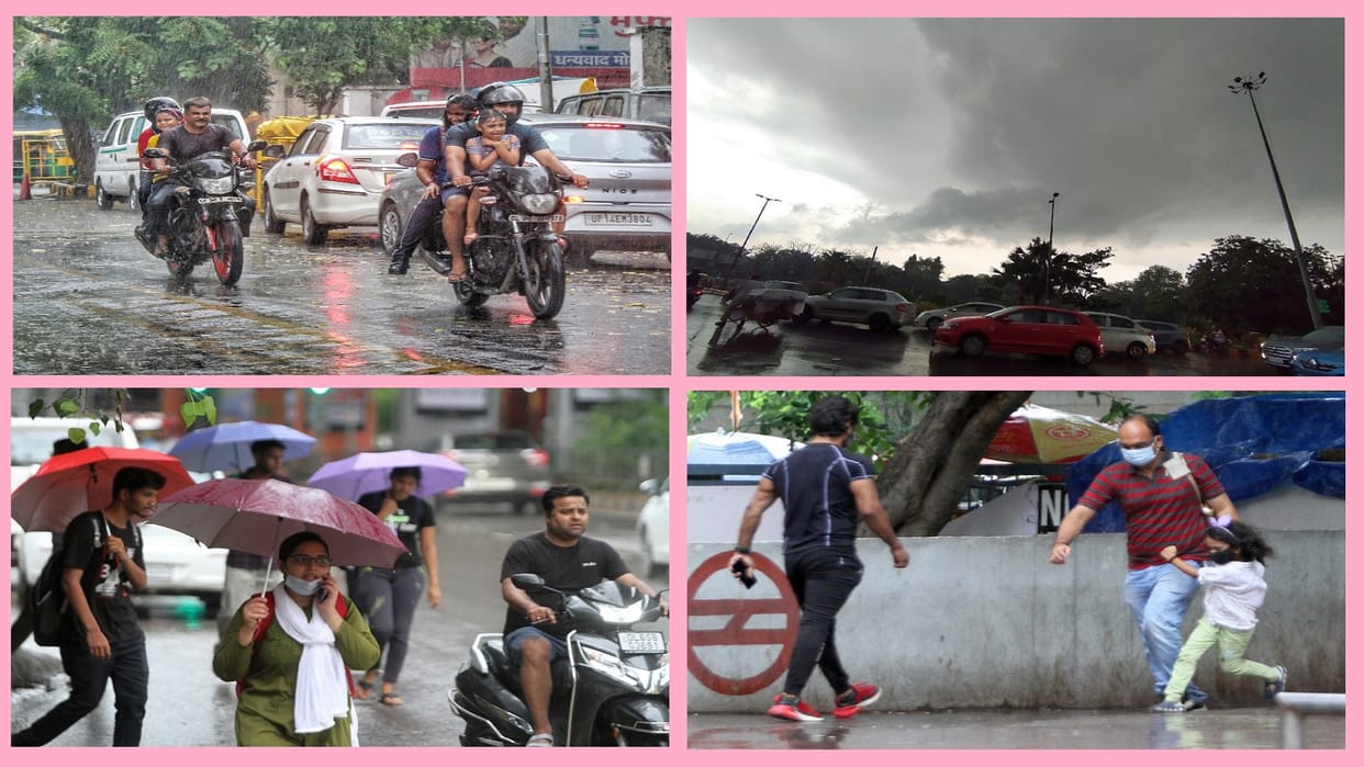 delhi weather report Relief from rain in Delhi IMD also predicted rain in some areas on Sunday