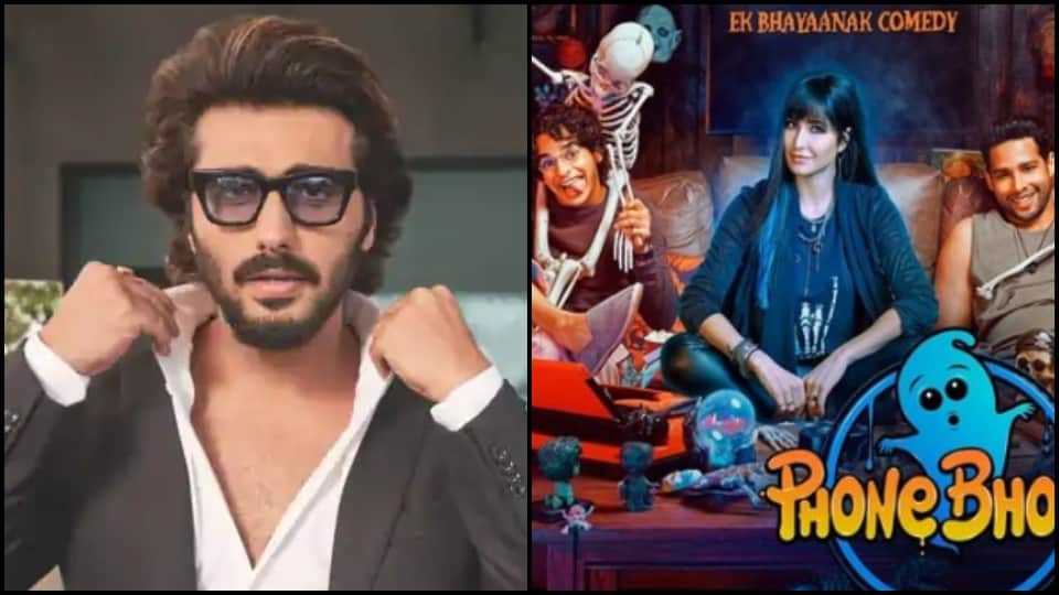 Arjun kapoor film kuttey  and Katrina kaif upcoming movie phone bhoot box office clash releasing on 4 november 2022