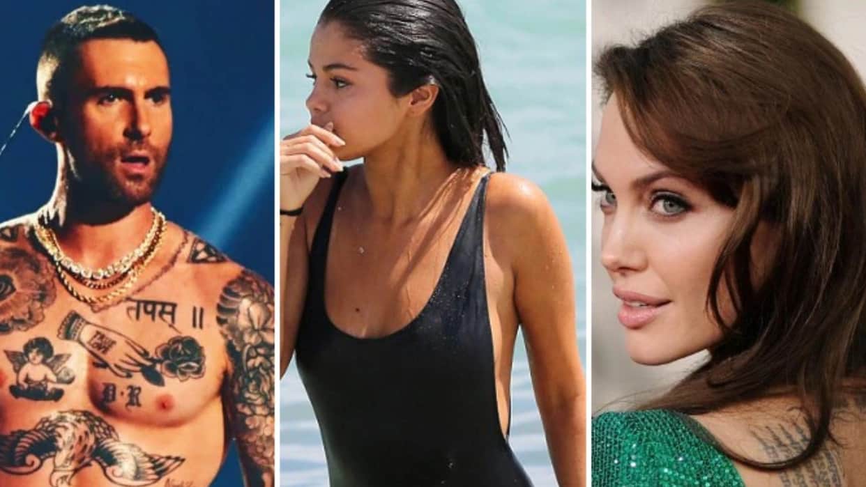 Hollywood Celebrities like angelina jolie David bechkam salina gomez made tatoos on their body in Hindi and Sanskrit Know About These Tattoos and their Meanings