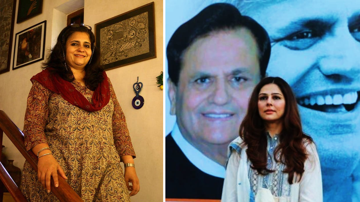 Ahmed Patels daughter amid Congress veterans charges in Teesta Setalvad case