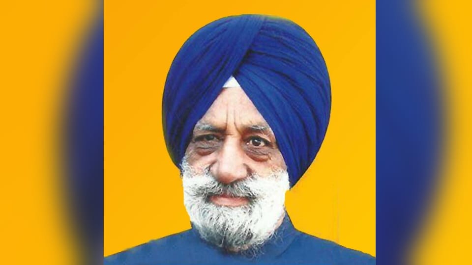 Former Punjab assembly speaker and senior Akali leader Nirmal singh Kahlon passes away