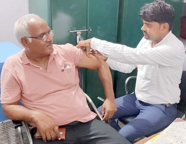 Enthusiasm was seen in the adults on the first day in the district, 252 got the third dose