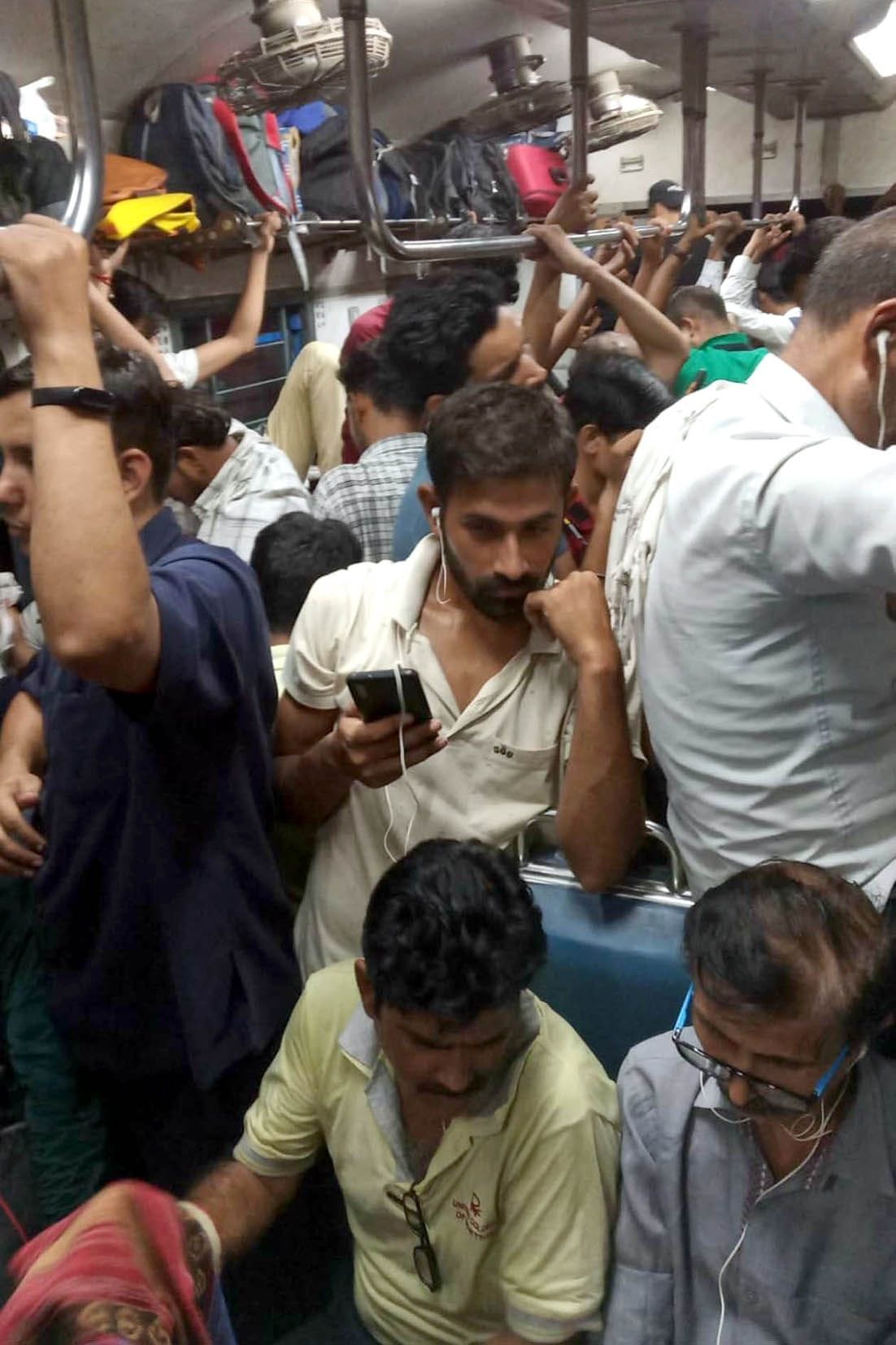 More crowd in trains, people upset, video goes viral