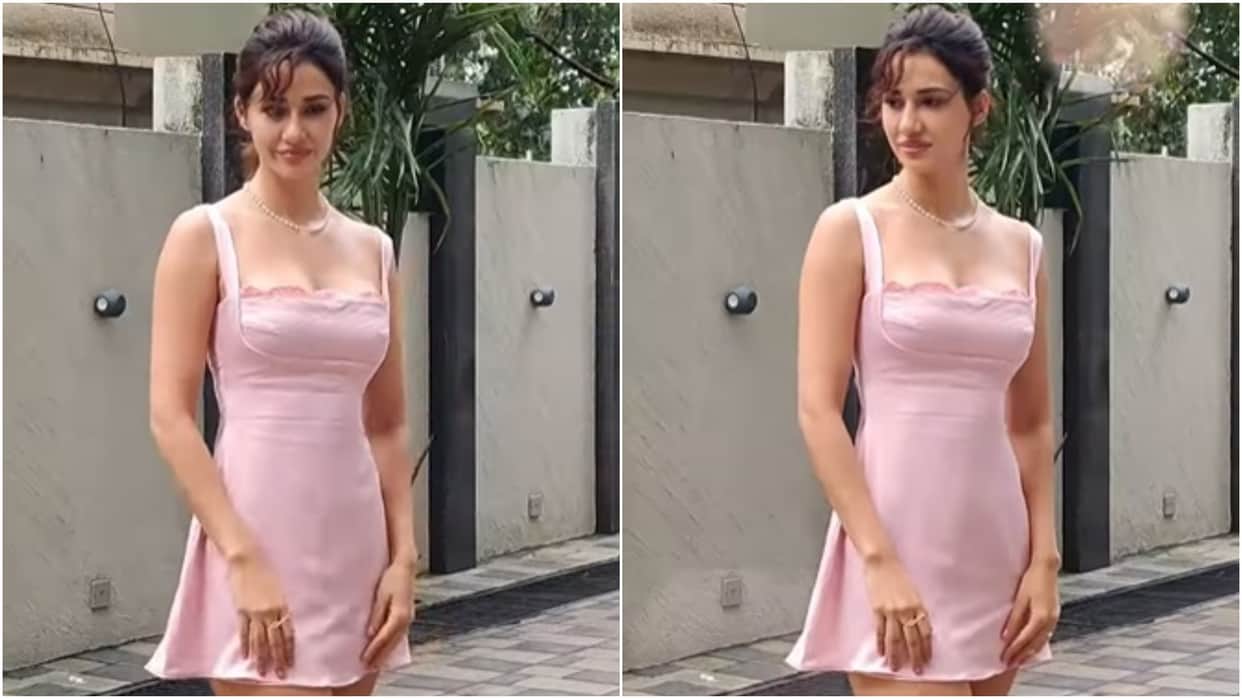 Disha Patani Trolled for Her Latest Look in pink short dress Trolls Said Give her something to eat