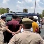 police stopped people for protesting lulu mall.