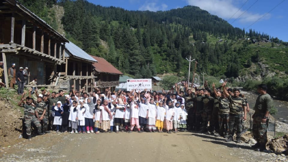 jammu kashmir: Run for fun to celebrate Kargil victory in Machhil