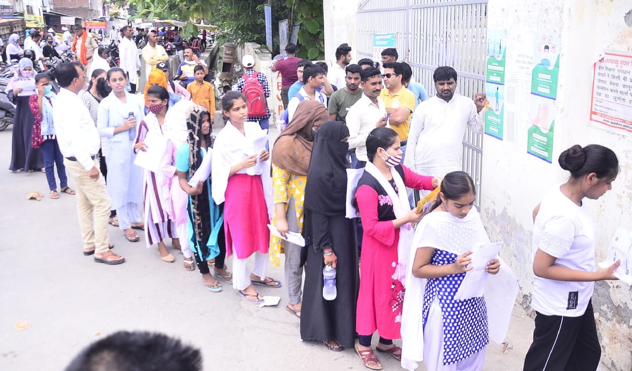 NEET held at two centers amid tight security