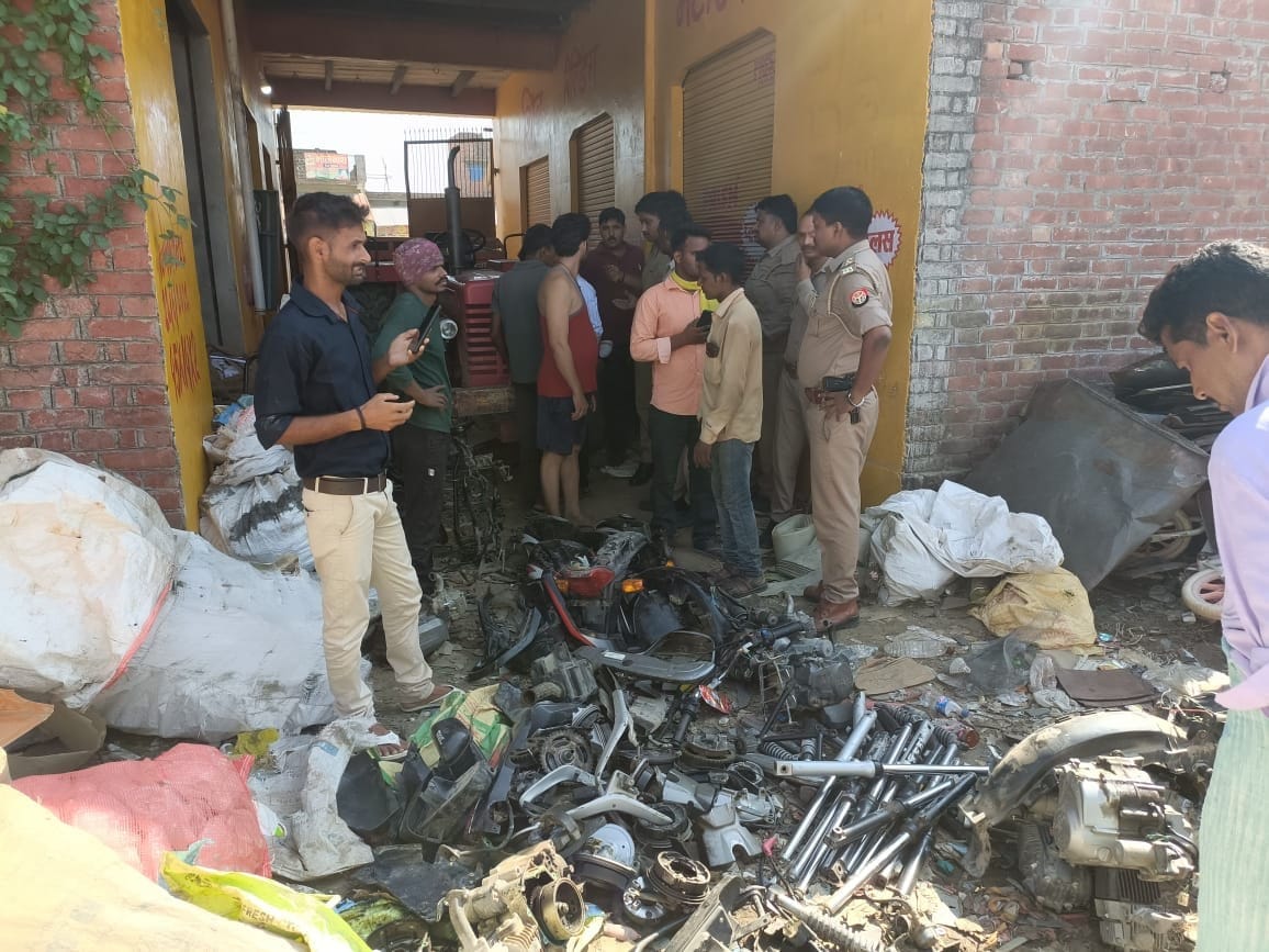 Dozens of bikes found from a scrap shop in Chak Ghasitanath