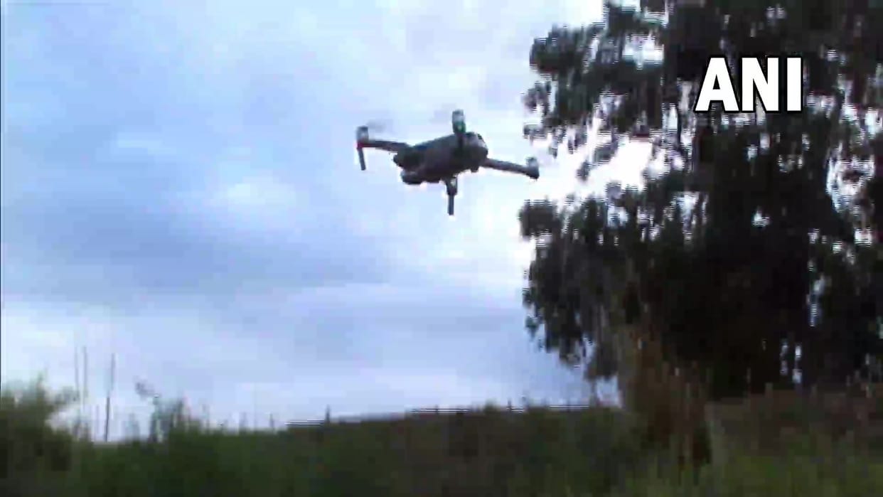 jammu kashmirH: Pakistan Drone seen twice in 24 hours in Samba