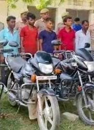 Hardoi, 11 stolen bikes recovered, five vicious arrested