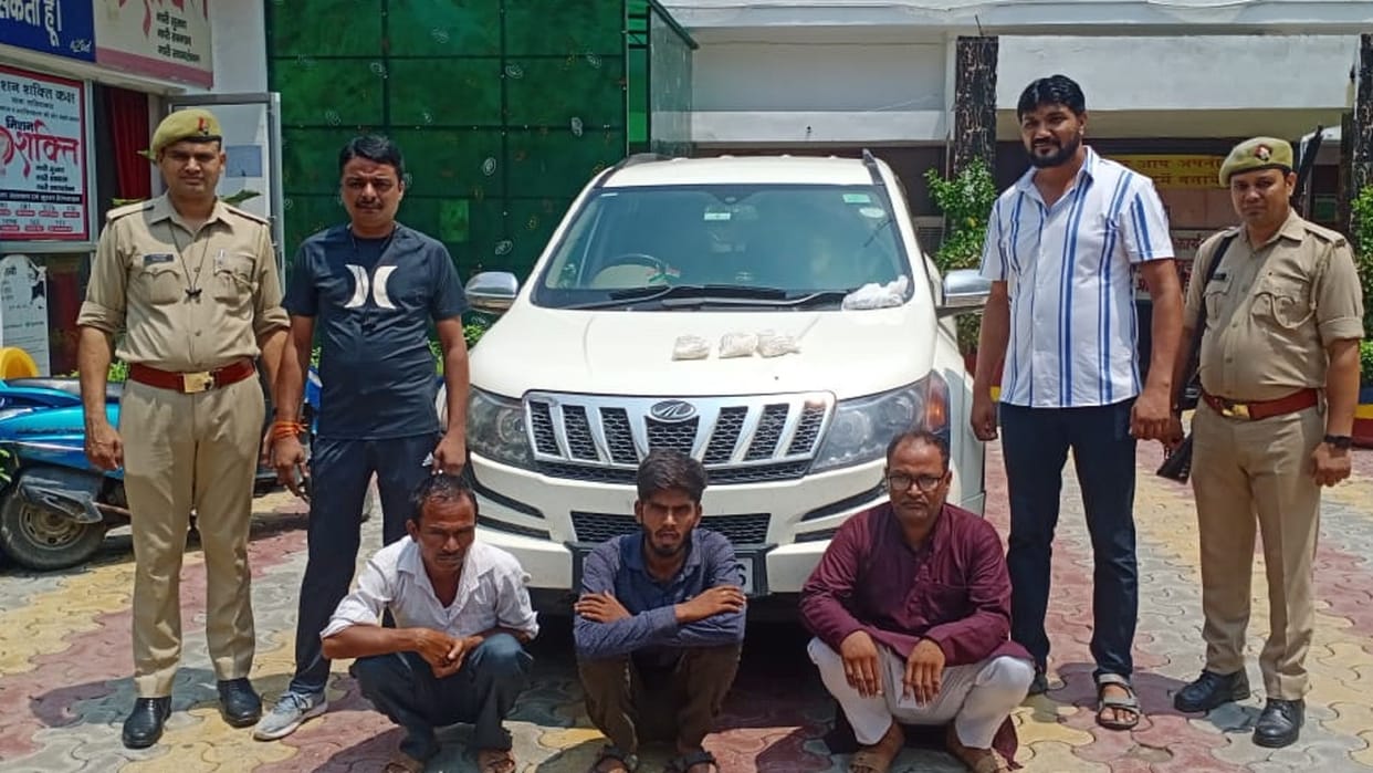 Ghaziabad Three smugglers who came to supply heroin worth 1.20 crore arrested