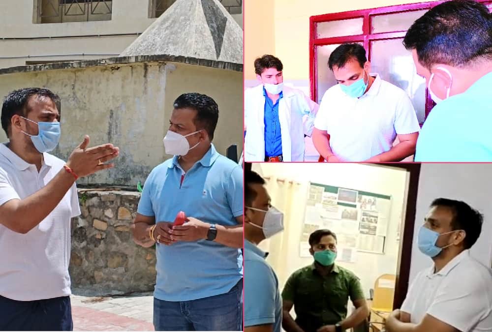 Uttarakhand news: tehri DM did patients ultrasound in hospital