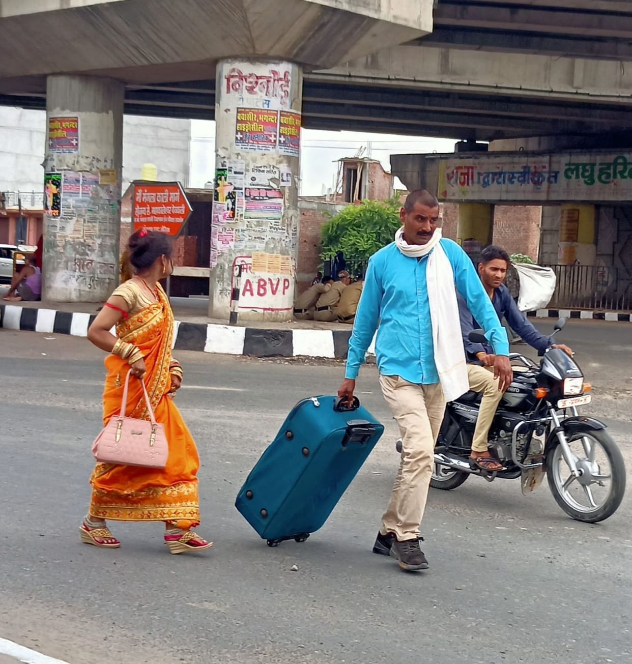 Transport system faltering due to route diversion, vehicles hardly found