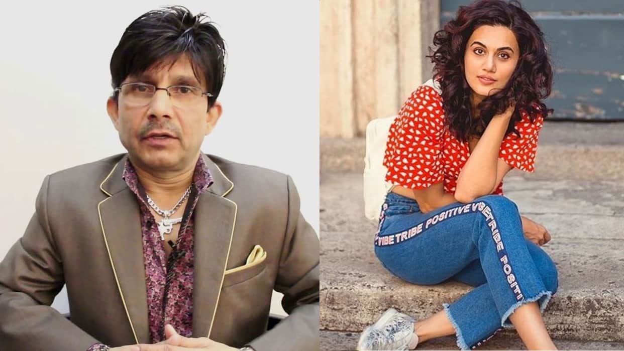 KRK aka Kamal R Khan targeted Shabaash Mithu actress Taapsee Pannu said sister please stop acting