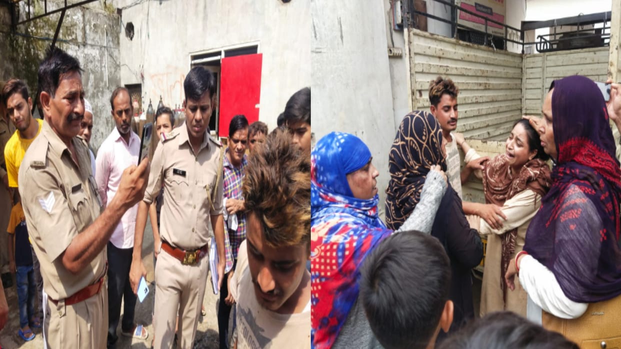 A man committed suicide by hanging himself at a gas agency in Meerut