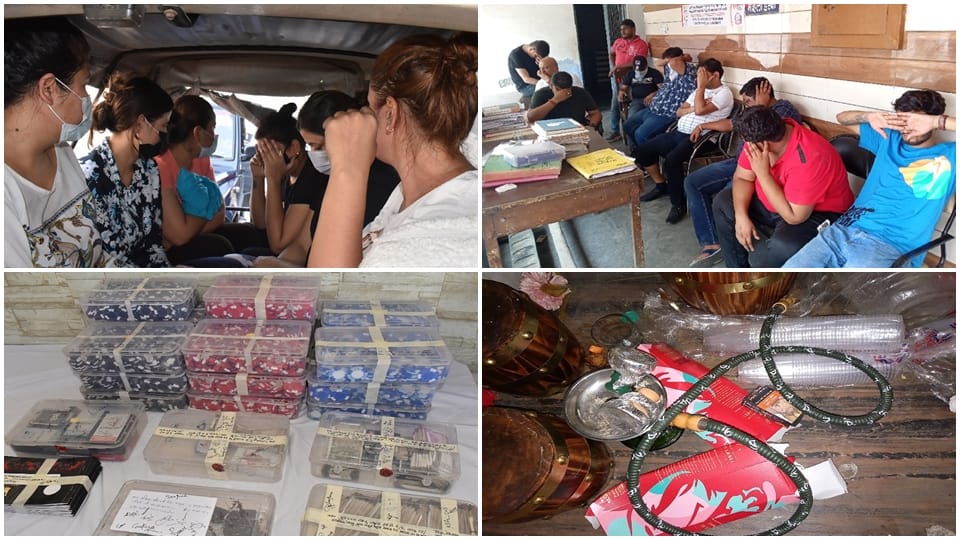 police raided oak tree resort meerut 43 arrested including six women