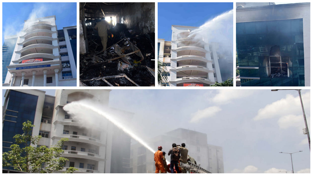 Fire in AG office: More than one lakh files destroyed, there will be problems in advocating