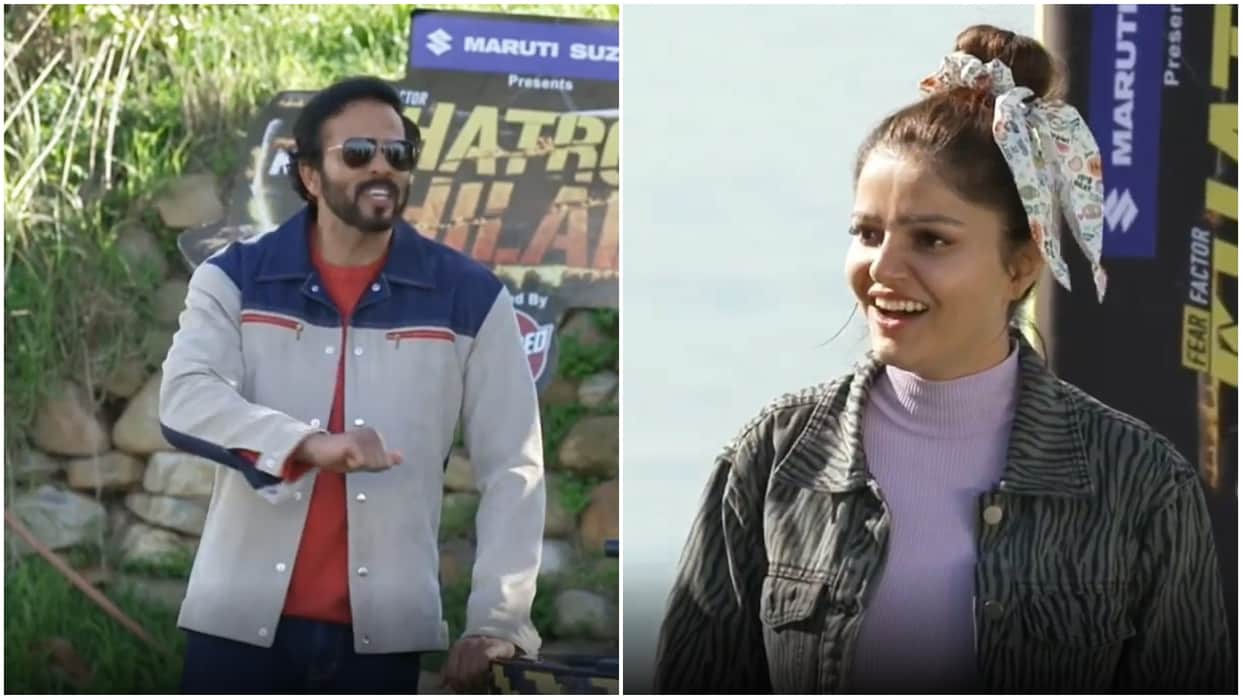 khatron ke khiladi 12 Rohit Shetty makes Rubina Dilaik to kiss iguana after he saw Abhinav Shukla in his dream