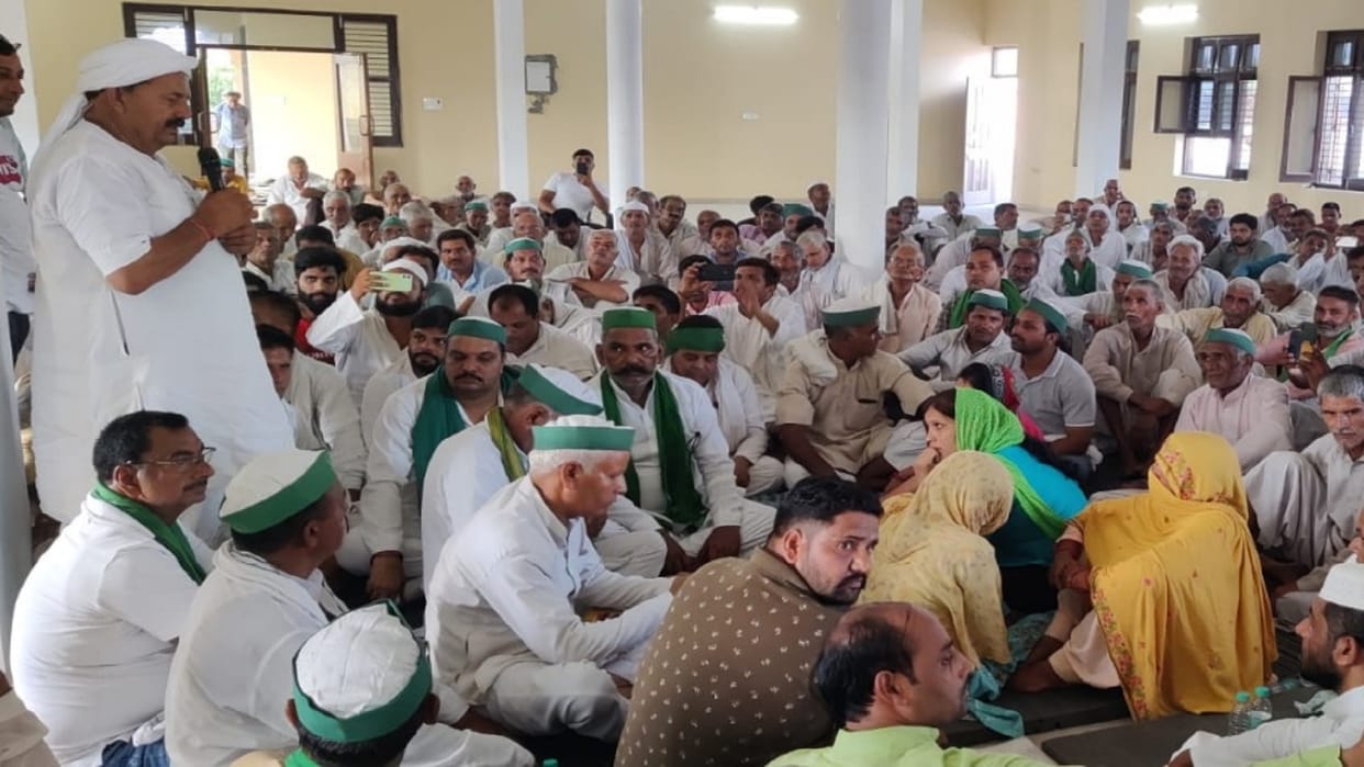 Muzaffarnagar BKU President Naresh Tikait announces Chakka jam on July 31 on the call of Sanyukta Kisan Morcha