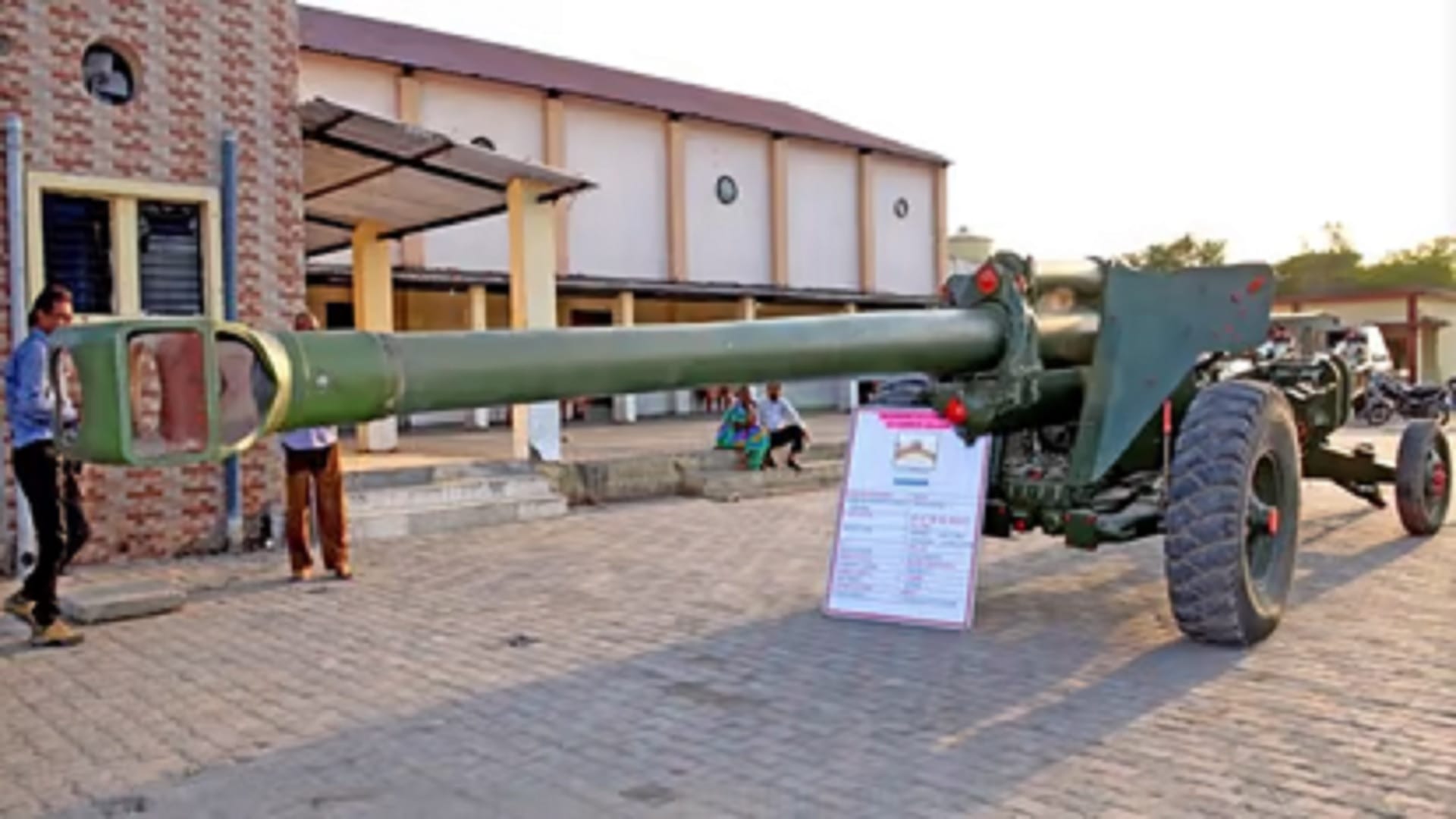 Sharang cannon included in three units of the army, ready for war