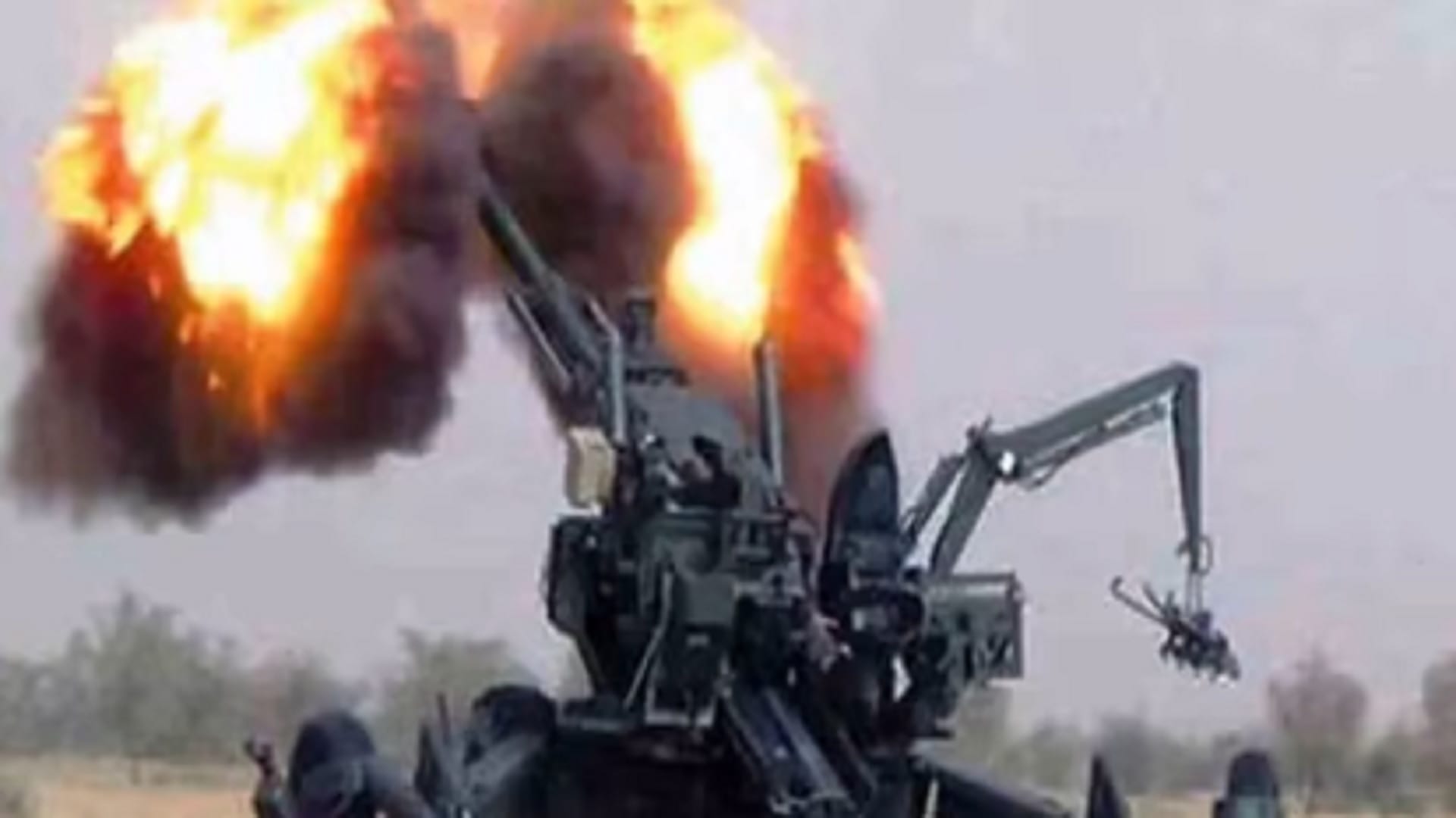 Sharang cannon included in three units of the army, ready for war