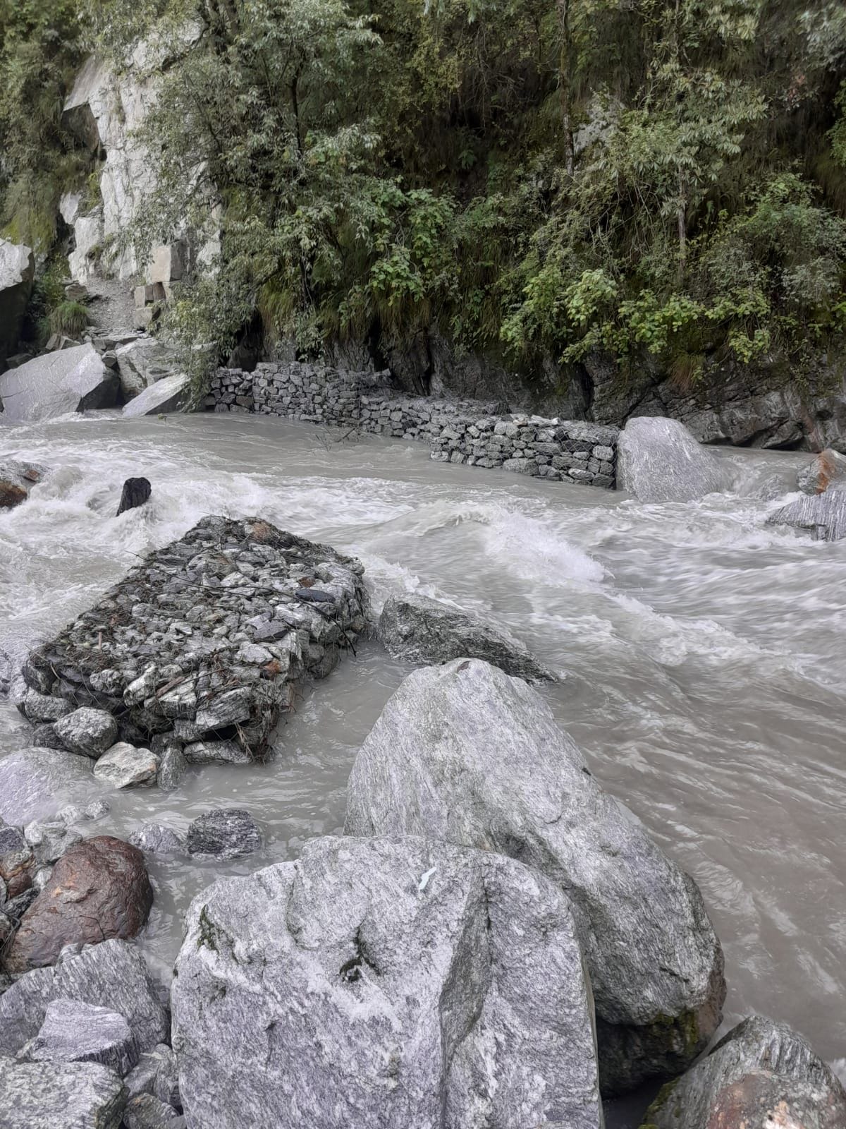 Wooden Bridge Washout in Talla Darama